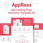 AppRaxx: The Ultimate 5-in-1 App Landing Page Solution (Elementor Template Kit)