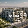 Astana real estate architecture elementor template