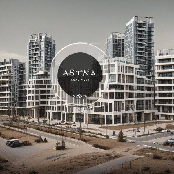 Astana real estate architecture elementor template