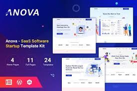 Anova: Launch Your SaaS or Startup Website in a Flash with Elementor