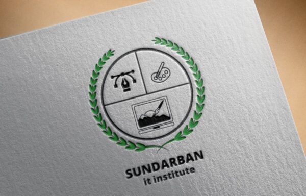 Sundarban IT Institute Logo Mockup (PSD)