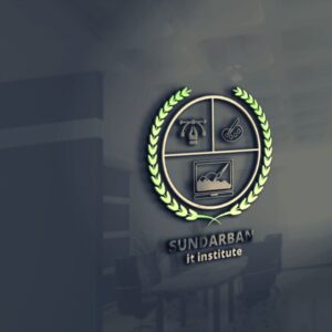 Sundarban IT Institute Logo Mockup (PSD)