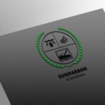 Sundarban IT Institute Logo Mockup - Professional, Minimalist PSD Template