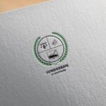 Sundarban IT Institute Logo Mockup - Professional, Minimalist PSD Template