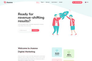 Aseona | SEO Digital Marketing Elementor Template Kit