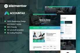 Best Accounting Firm Elementor Template Kit for 2024