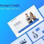 Top Financial Services Elementor Template: Accept Credit 2024