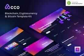 Top Best Acco Blockchain & Bitcoin Elementor Kit 2024