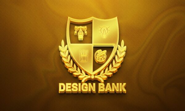 Design Bank Logo Mockup - Classic, Elegant, and Professional