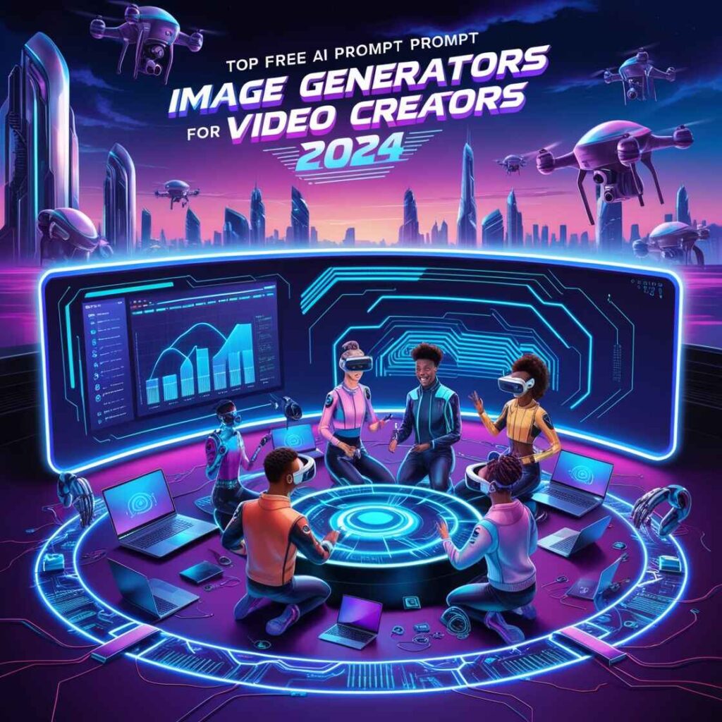 Top Free AI Prompt Image Generators for Video Creators 2024