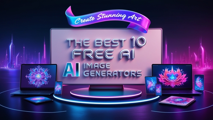 The Best 10 Free AI Image Generators to Create Stunning Art