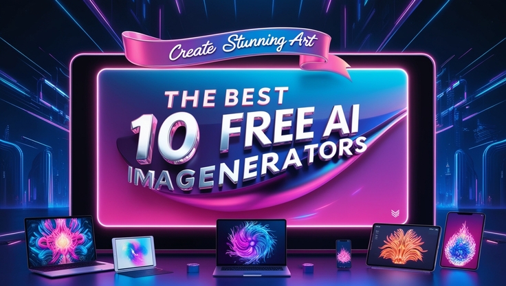 The Best 10 Free AI Image Generators to Create Stunning Art