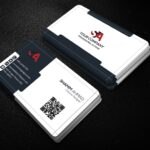 Free 2024 Professional Black & White Business Card PSD Templates