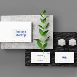 Free Black & White Professional PSD Mockup Download