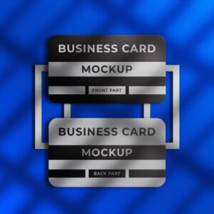 2024 Professional Premium Black & White Business Card PSD