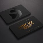 2024 Professional Premium Black and Gold Business Card PSD