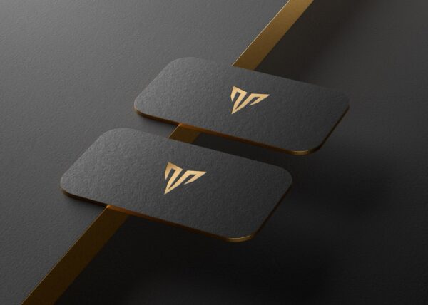 2024 Professional Premium Black & Gold Business Card PSD