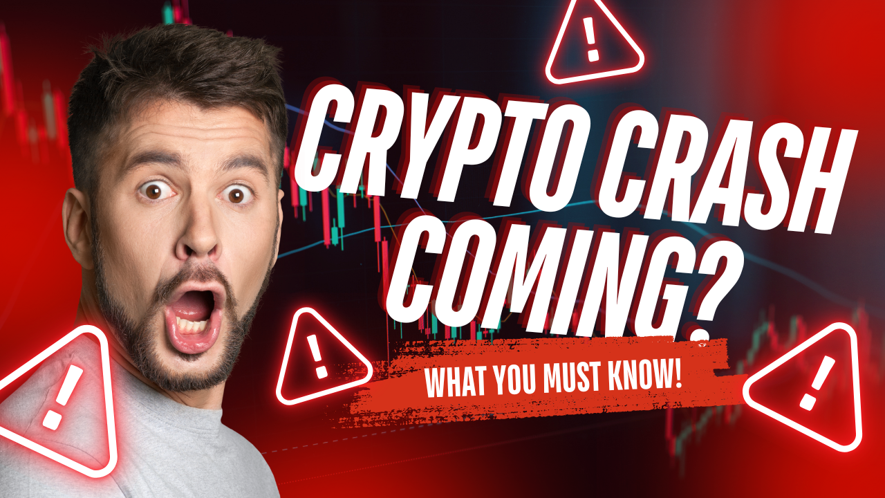 Black Red Neon Crypto Trading YouTube Thumbnail