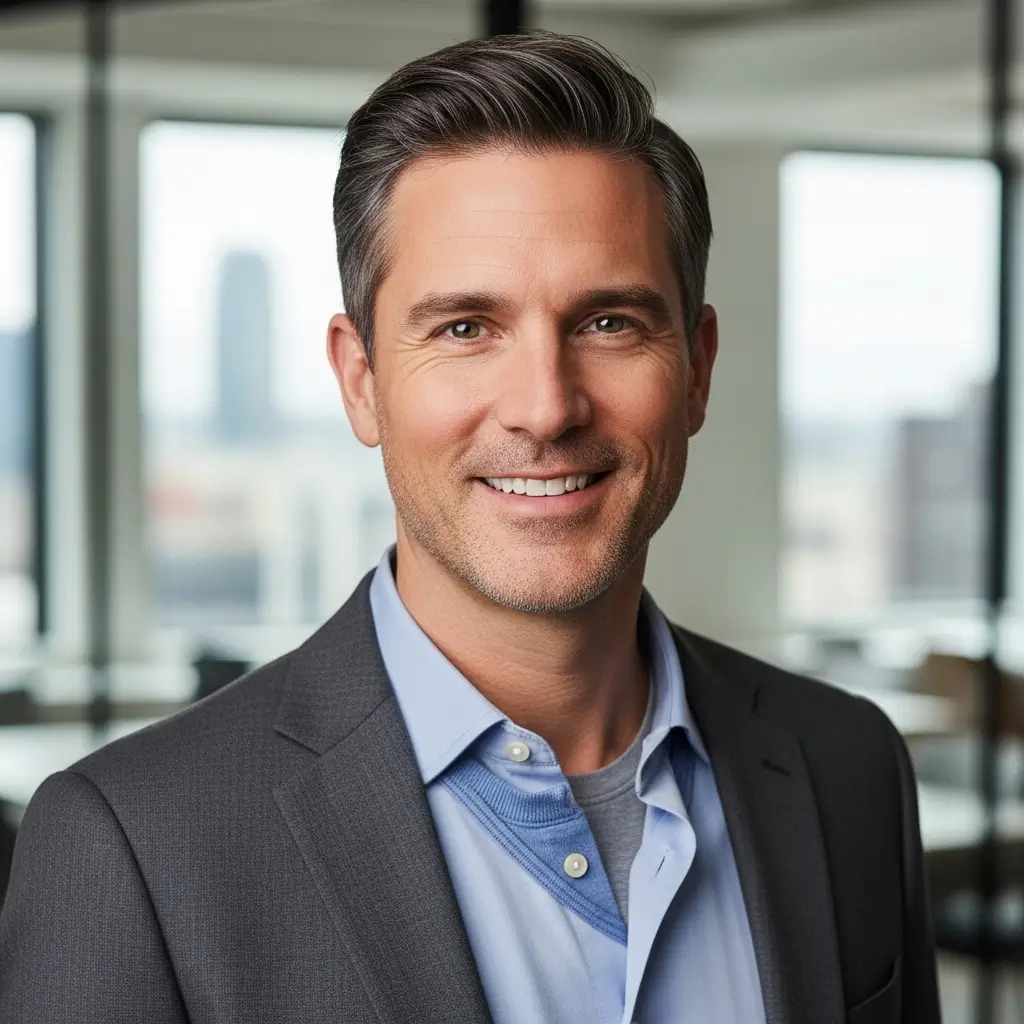 Headshot of Marcus Holloway, VP of Growth at Innovatech Solutions, a satisfied client of Themesyde's SEO services.
