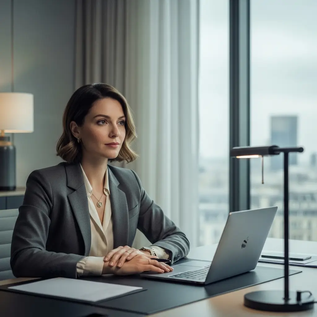 Sophie Dubois, Marketing Manager at Archispect, providing a testimonial on how Themesyde's automation helped manage their long sales cycle.