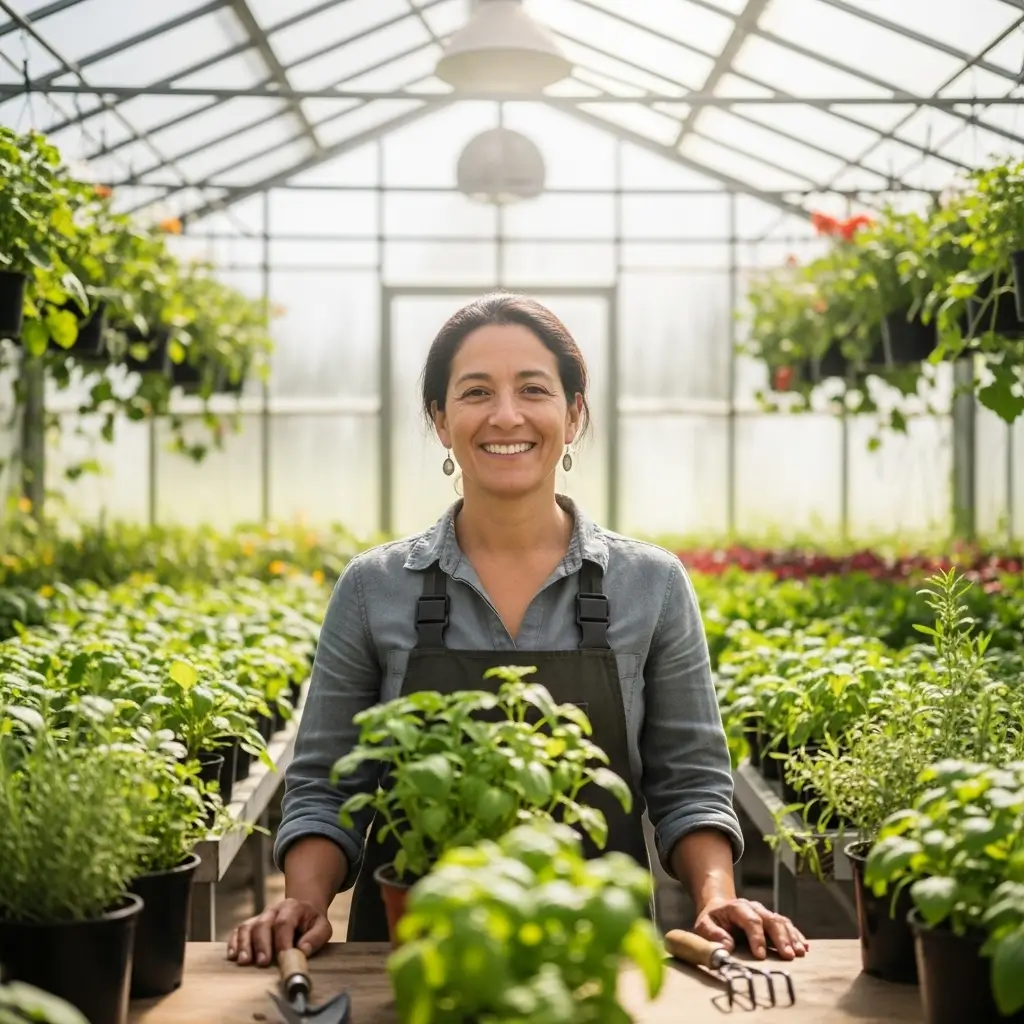 Maria Garcia, Founder of Terra Organics, a client happy with the compelling brand story crafted by Themesyde's copywriters.