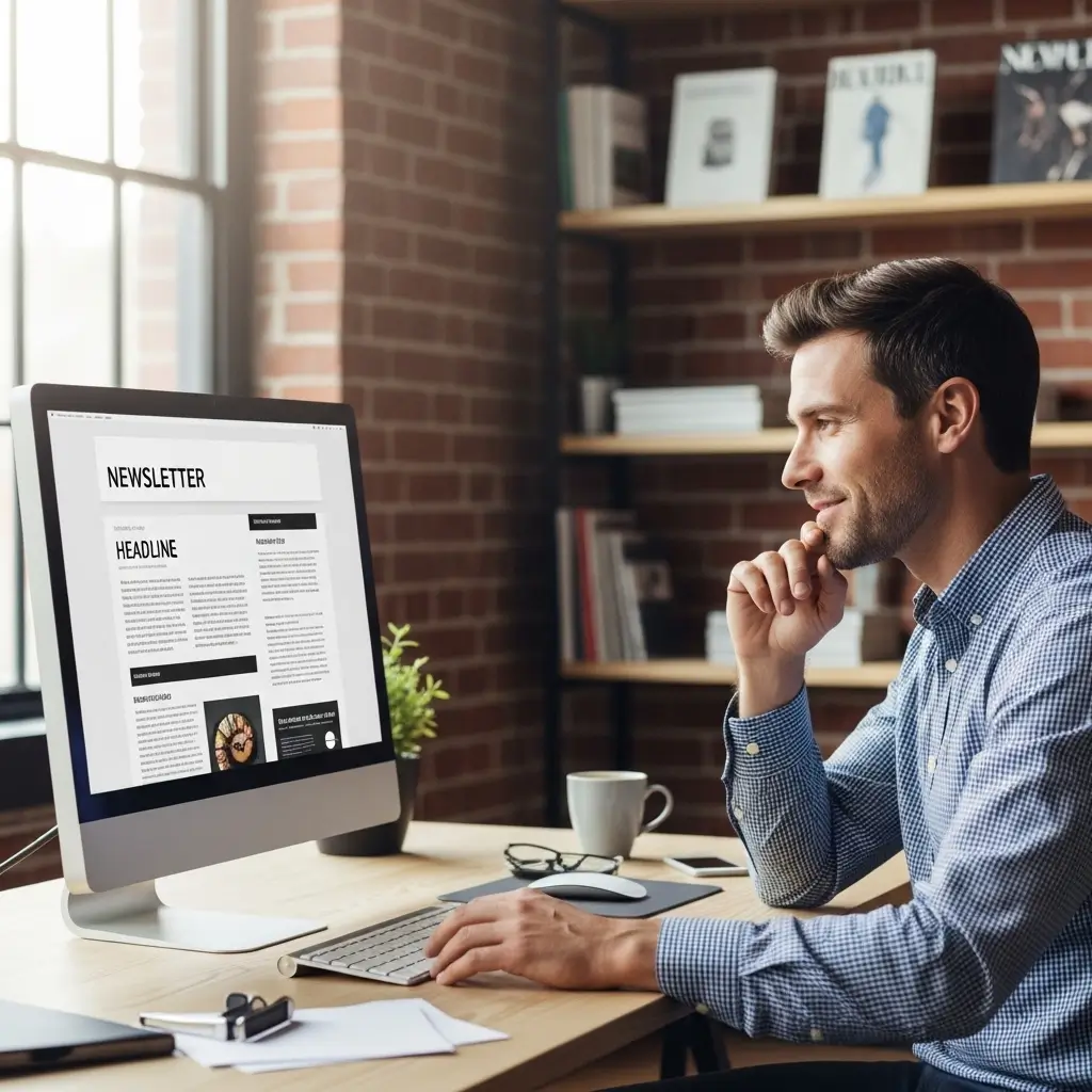 Liam Murphy, Newsletter Editor at The Daily Insight, a client happy with the increased open rates from Themesyde's email copywriting.