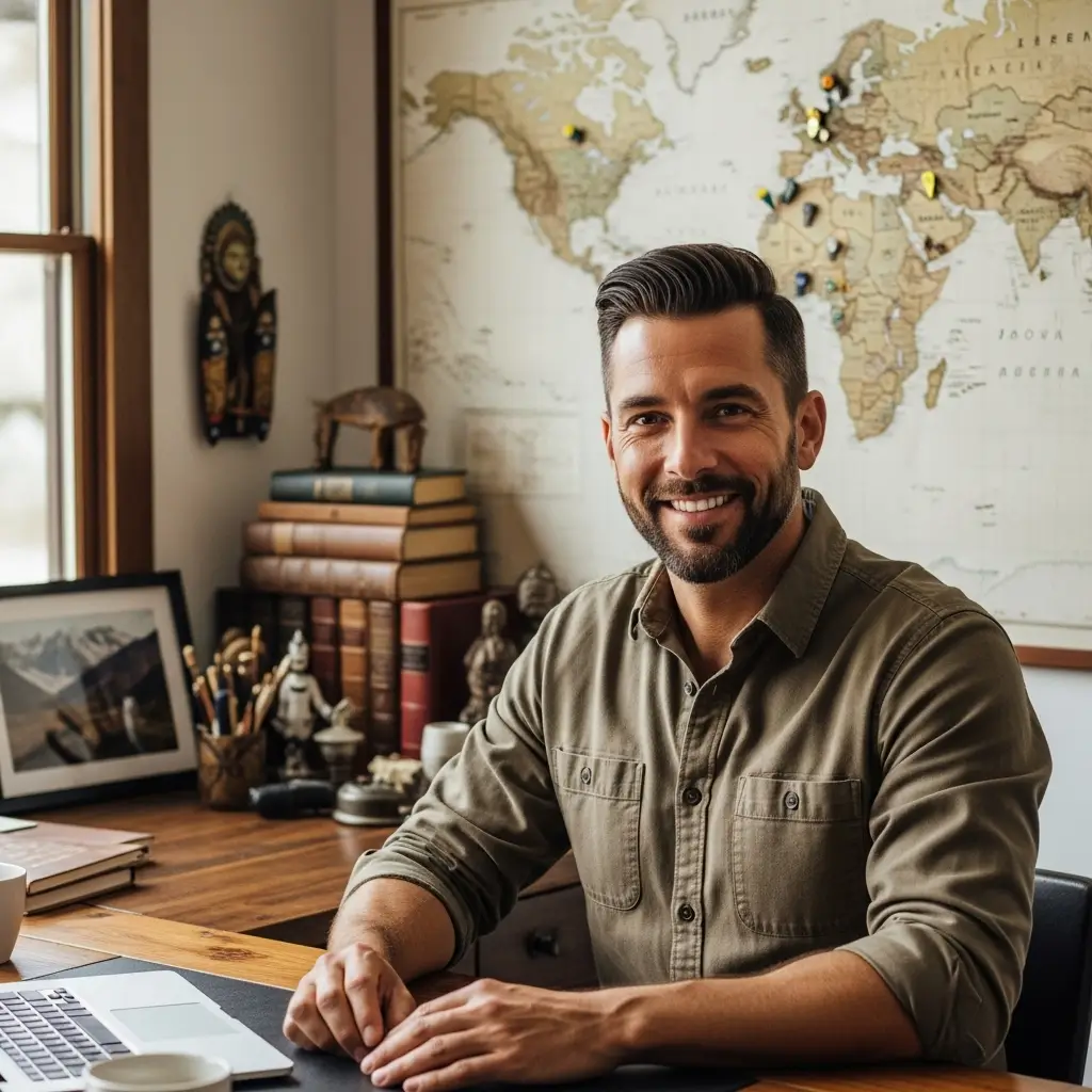 Sam Jones, Founder of The Wanderer's Post, a client who values the engaging, story-driven email copy from Themesyde.