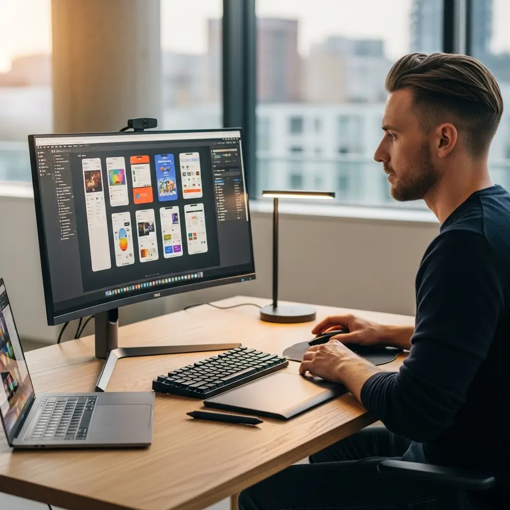 Alex Chen, a UI/UX Designer, endorsing Themesyde for building a flawless portfolio website.