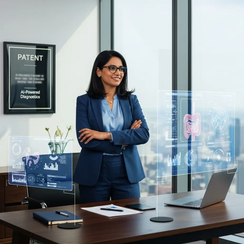 Dr. Anya Sharma, CEO of eFill Pharmacy, a client who values the secure and compliant website built by Themesyde.